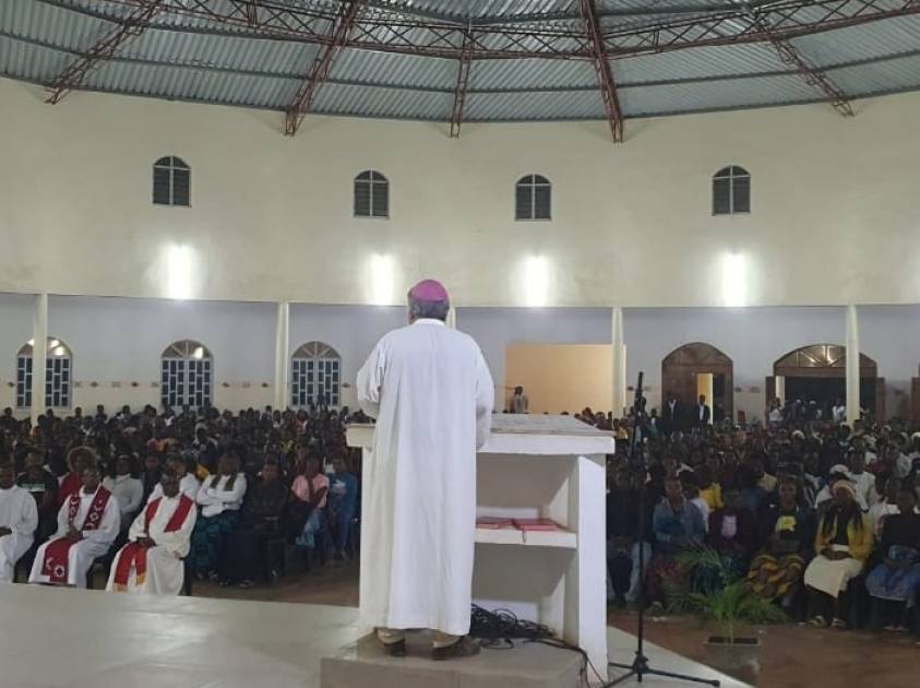Celebração da Vigília de Pentecostes dos Jovens da Diocese de Tete